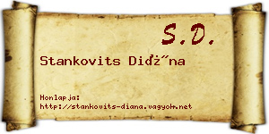 Stankovits Diána névjegykártya